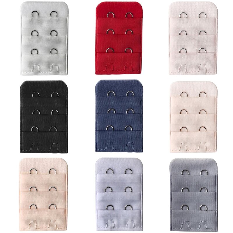 2024 New 2 Hooks 3 Rows Bra Strap Extenders Spacing Clasp Brassiere Sewing Tool Intimates Accessory for Pregnant Postpartum
