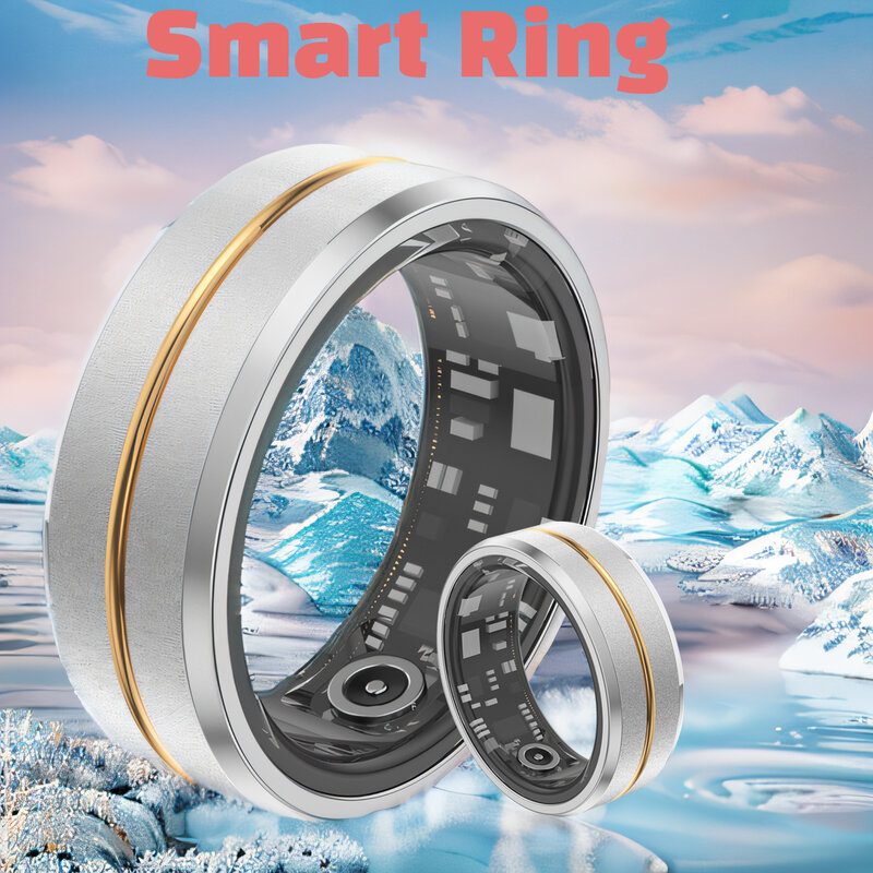 2023 Nieuwe Sport Smart Ring Mannen Vrouwen Real-Time Activity Tracker Hartslag Bloed Oxygenmonitor Meerdere Sportmodi Smart Ring
