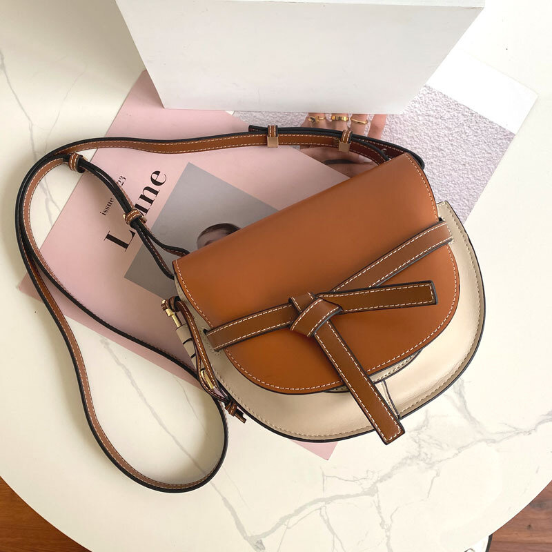 Luxusmarke Damen Umhängetasche Handtaschen y2k Sattel Freizeit Achsel Cross body Messenger Clutche Pendeln Retro Einfachheit