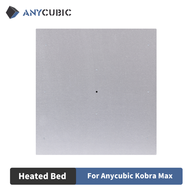 ANYCUBIC อุปกรณ์เสริมเครื่องพิมพ์3มิติ Ultrabase ฐานวางชิ้นงานแบบร้อนแพลตฟอร์มฐานวางชิ้นงานแบบร้อน4คลิปสำหรับ Kobra Max/Kobra Plus/Kobra