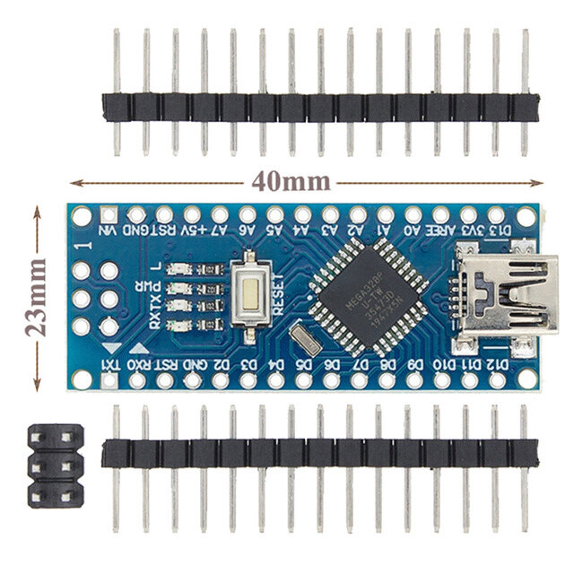 Мини/Type-C/Micro USB Nano 3,0 с Загрузчиком совместимый контроллер Nano для Arduino CH340 USB драйвер 16 МГц ATMEGA328P