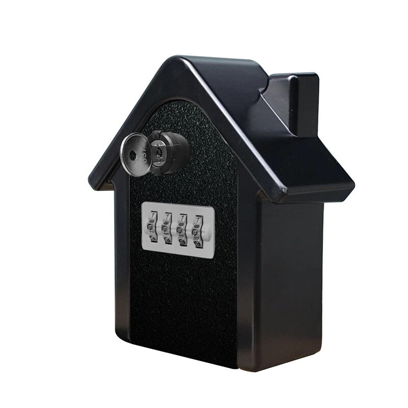 Multi-função chave senha combinação caixa de armazenamento de chave wall-mounted casa caixa de segurança ao ar livre voltar esquecendo senha