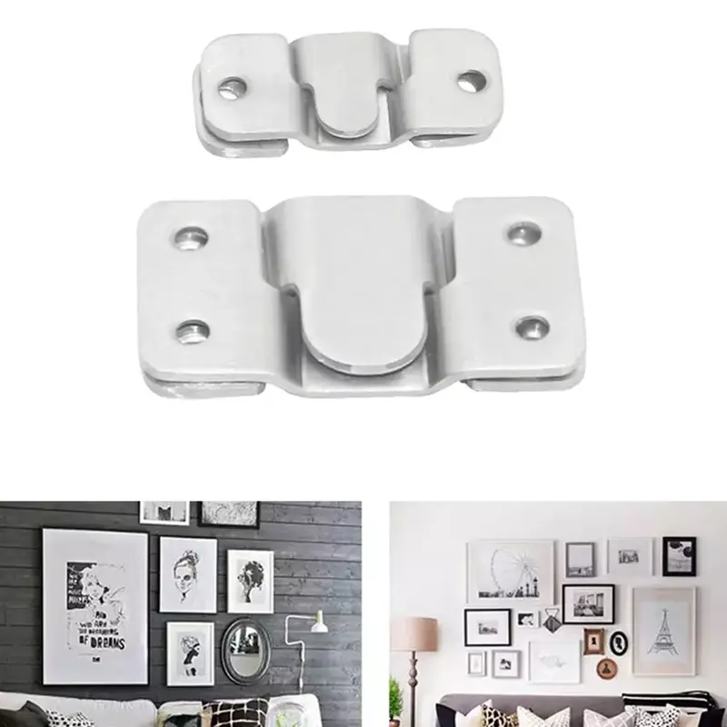 10pcs Image Frame Hooks Interlocking Joints Bed Corner Hooks Furniture Hardware Hooks Wall Hangers