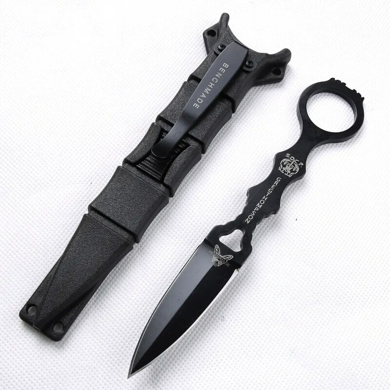 Outdoor nóż ostrze stałe benchmowany 176 polowanie taktyczne kempingowy noże proste narzędzie survivalowe do codziennego noszenia