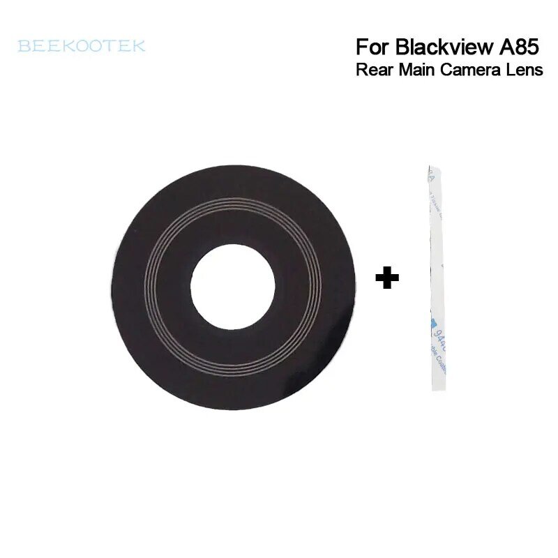 Blackview-Objectif de caméra arrière A85, téléphone portable, lentille principale, couvercle en verre pour smartphone Blackview A85, nouveau, original