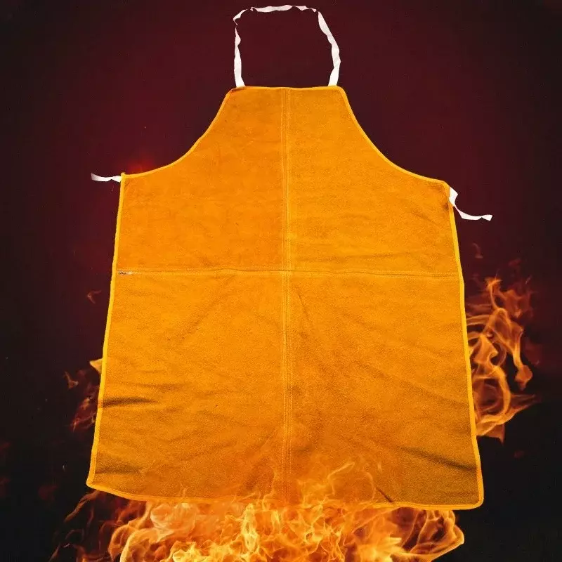 1 PC Washable Heat Insulation Cowhide Leather Welding Apron Soldering Protective Clothing Blacksmith
