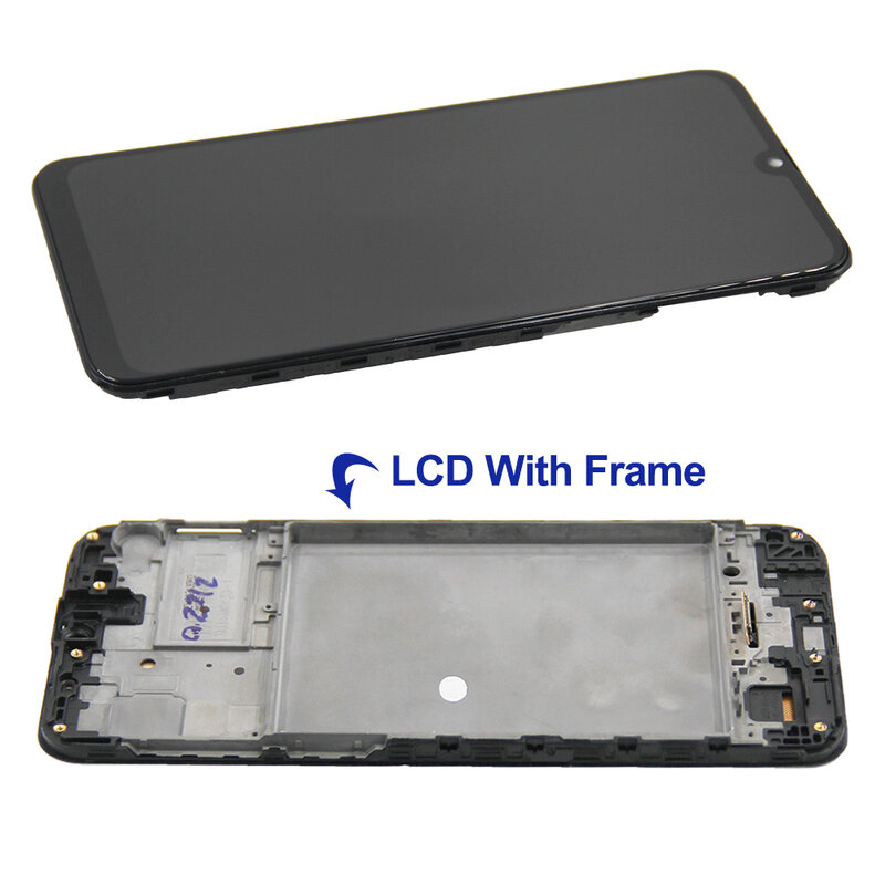LCD Display Touch Screen Digitizer Assembly Substituição, AMOLED, 6,4 ", M21s, SM-F415F, DS