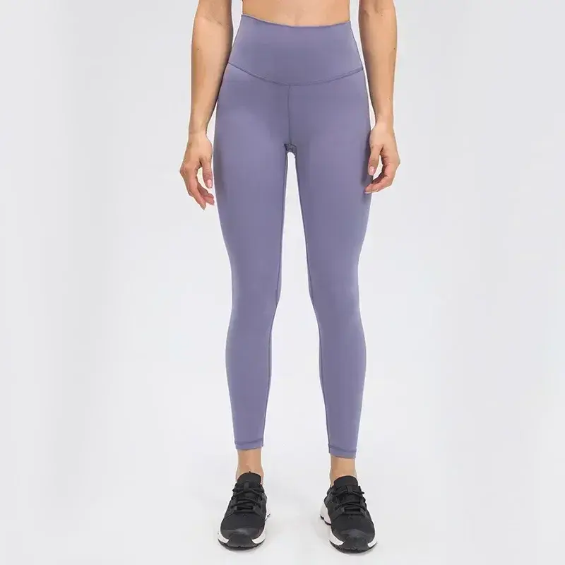 Cytrynowe damskie spodnie sportowe do jogi wygodne damskie legginsy Fitness Push-up siłownia legginsy z wysokim stanem damski spodnie rozciągliwe