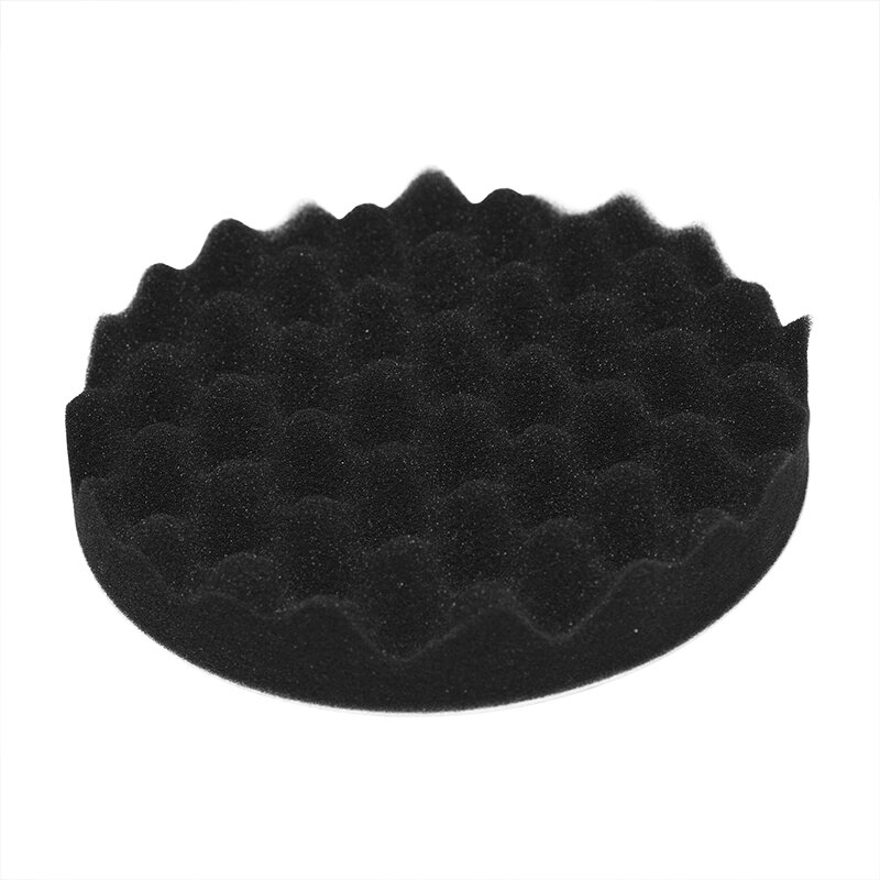 5Pcs 5"6" 7" 150/180mm Buffing Polishing Sponge Pads Kit Car Polisher Soft Wave Foam Waffle Pad Car Wash Cleaning Detailing Tool