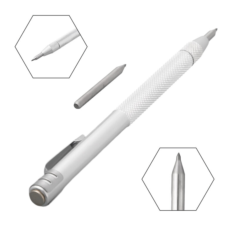 Narzędzia ręczne Scriber wymienny długopis ze stali nierdzewnej węglik wolframu poręczny długopis magnes 14cm końcówka węglikowa ceramiczny