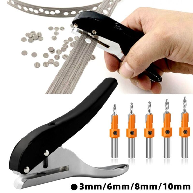 6MM 8MM 10MM Screw Hole Hat Woodworking Tool Hole Punching Tool Edge Banding Punching Pliers Leather Hole Punch Masking Pliers