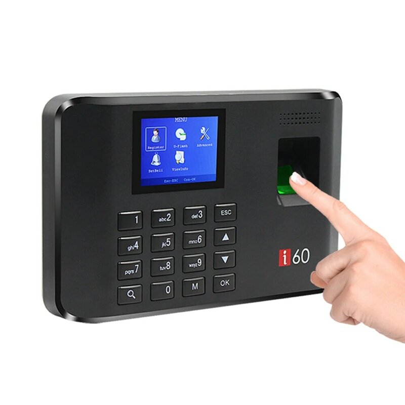 Sistema di presenza Rfid biometrico presenze con impronte digitali USB Office Check-in orologio in tempo reale per i dipendenti schermo da 2.4"