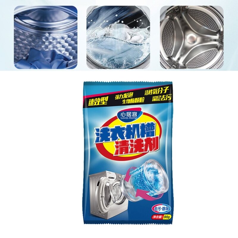 Detergente per lavatrice pulizia rapida dissoluzione pulizia profonda detergente multifunzionale detergente effervescente