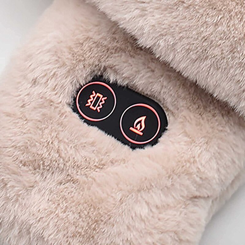 Lenço de pescoço aquecido USB Smart Charging para homens e mulheres, almofada de aquecimento do pescoço, proteção contra frio, quente, inverno
