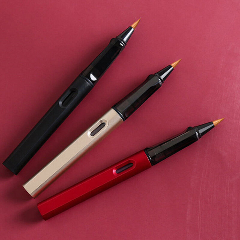 Morandi نافورة القلم نوع الخط فرش معدنية لينة ابن عرس الشعر الصغيرة العادية السيناريو فرشاة للطلاب اللوحة الكتابة