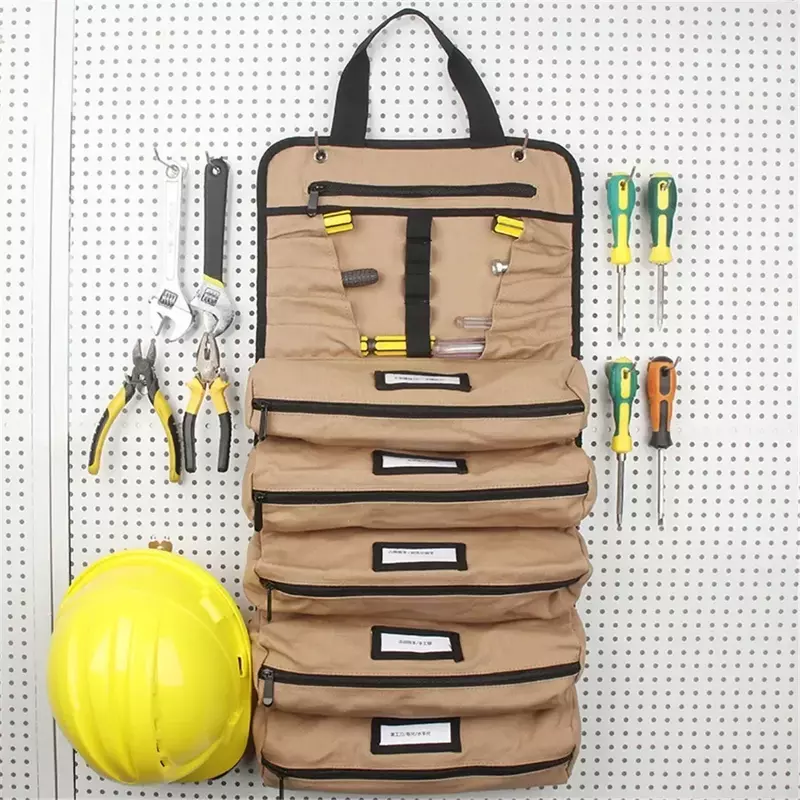 حقيبة تخزين محمولة للكهربائي ، حقيبة أدوات ، أداة مفك براغي ، حقيبة إدخال سيارة ، منظم مبتكر ، جديد