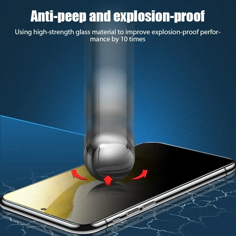 Ochrona prywatności ekranu dla Samsung Galaxy A54 A34 A13 A53 A52 A12 A14 A33 A23 A32 A51 A52S A73 A72 M12 M32 M52 szkło antyszpiegowskie