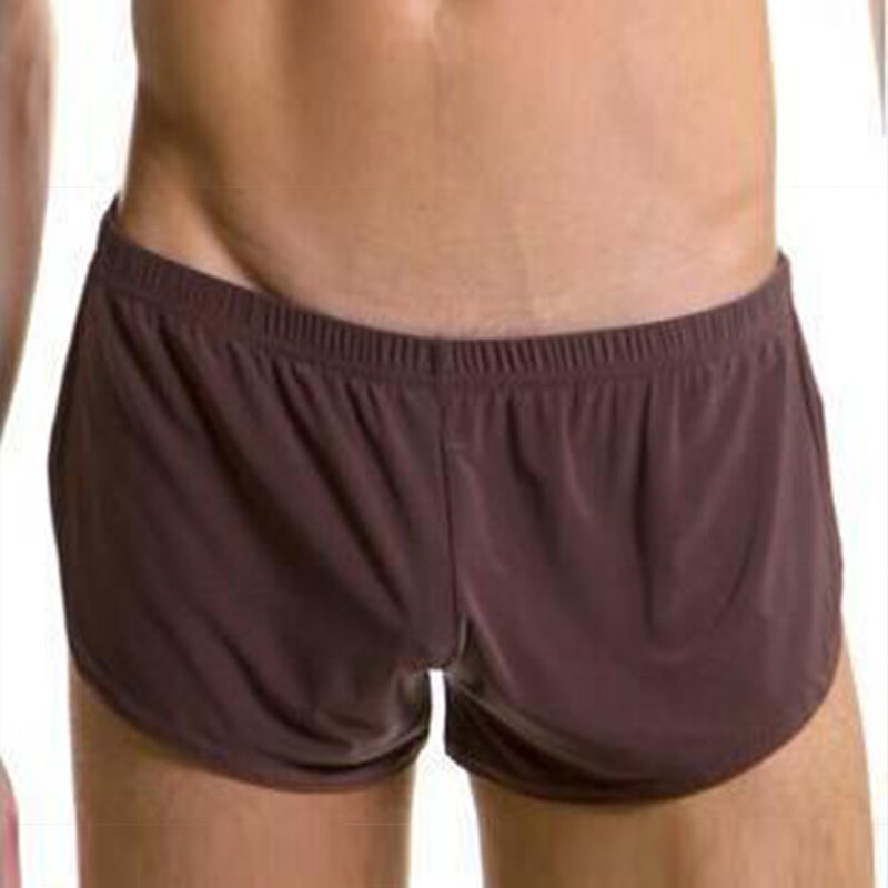 Cuecas macias boxer para homens, cuecas sem costura, baús, roupas íntimas novas, disponíveis em diferentes tamanhos e cores