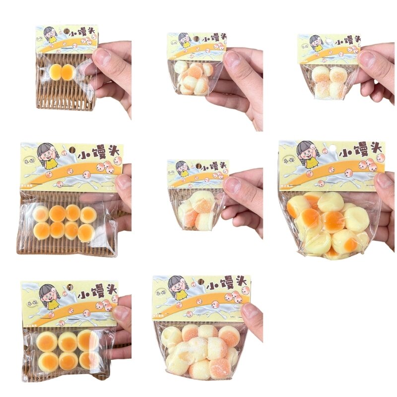 Squeeze Stress Toy Decompression Soft Anxiety Toy Steamed Buns Toy for Autisms DropShipping