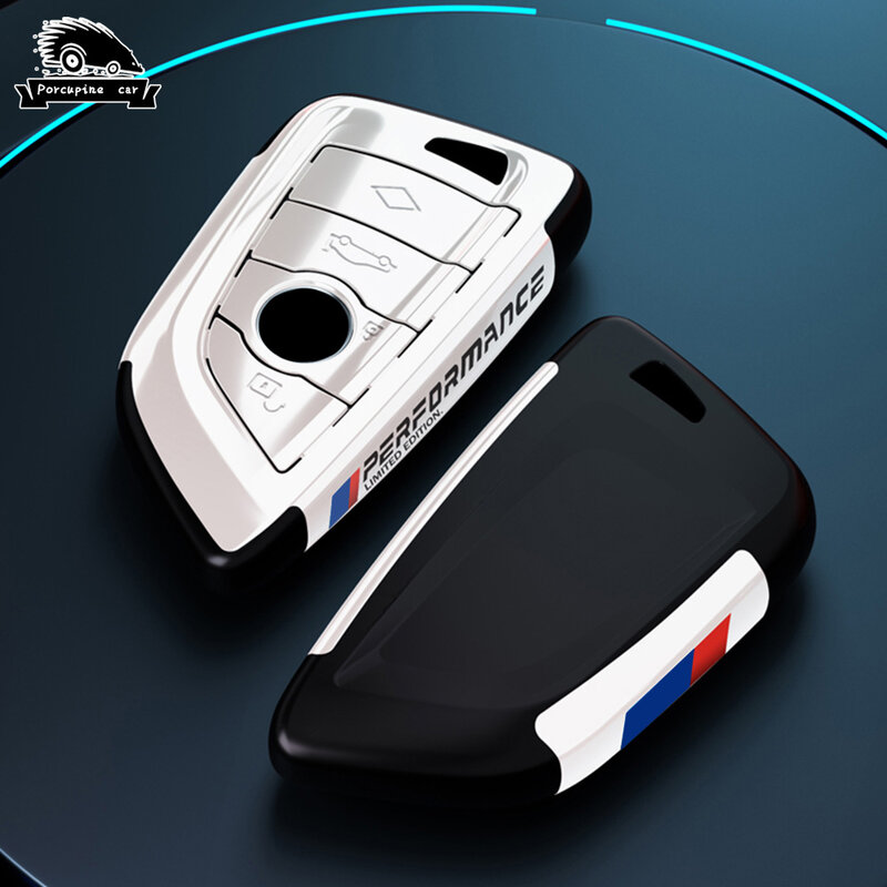 White ABS Car Key Case Cover Key Bag For Bmw G20 G30 X1 X3 X4 X5 G05 X6 Accessories Holder Shell Keychain Protection Car-Styling