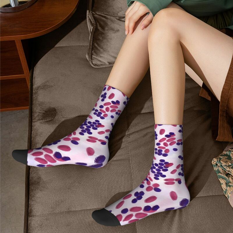 ถุงเท้าถุงน่องดูดซับเหงื่อสไตล์ฮาราจูกุชุดถุงเท้ายาวทุกฤดูสำหรับเป็นของขวัญสำหรับทุกเพศ