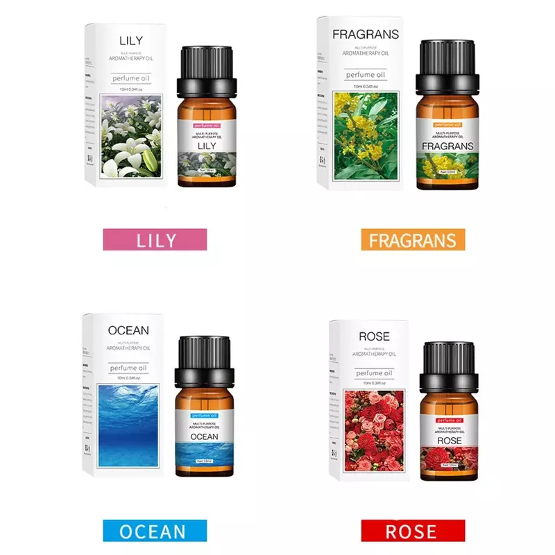 16 rodzajów zapachowych olejków czyste olejki eteryczne dyfuzorów lawendowych drzewo herbaciane cytrynowo-różowych OCEAN z drewna eukaliptusowego wiśniowe kwiaty