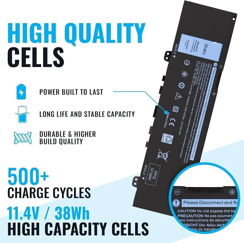 Bateria 38Wh F62G0 dla Dell Inspiron 13 7000 7370 7373 7380 7386 5370 P83G P87G