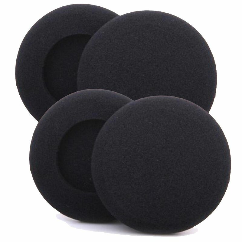 Juste en éponge pour téléphone Sennheiser, coussinets d'oreille, coussins de sauna, coussinets d'oreille, remplacement en mousse, noir, accessoire pratique, pièces