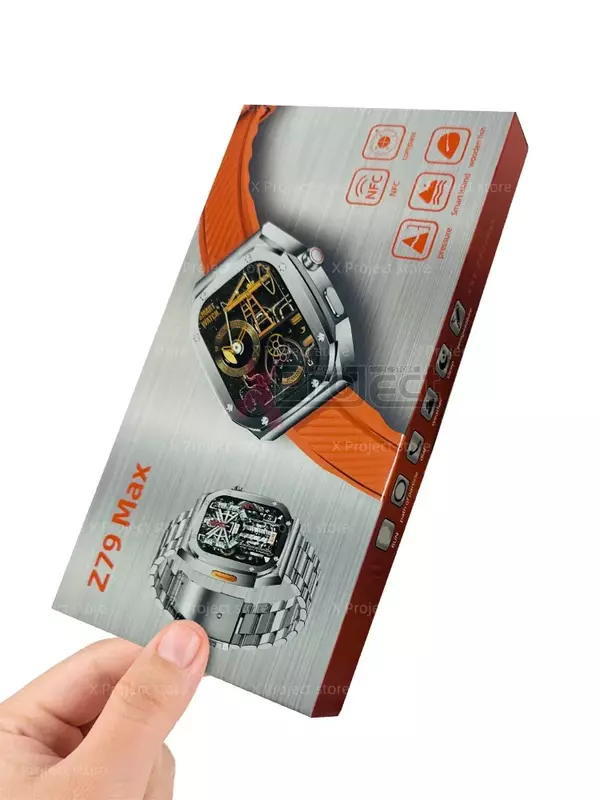 Z79 MAX Smart Watch Outdoor NFC Smart island Compass Sports Luxury Metal Smartwatch For Men Women pk X8 T800 GS8 HW9 Ultra Max
