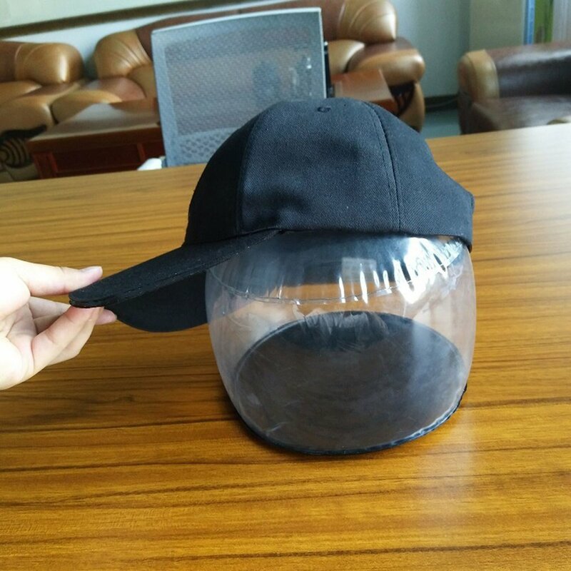 Porte-chapeau gonflable transparent en PVC, 17x15cm