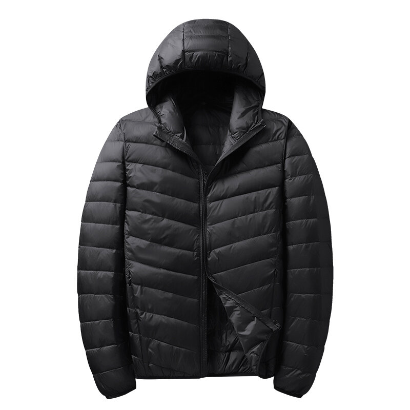 2022 가을 겨울 신사복 다운 재킷 유행 캐주얼 긴팔 지퍼 자켓 패션 후드 자켓