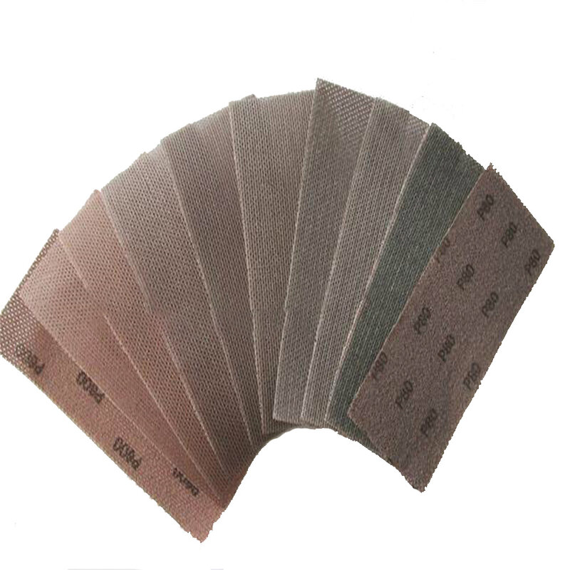 93*230 molhado & seco grid lixa 120 a 600 grit sortimento folhas de papel abrasivas para o acabamento automotivo da mobília de madeira de lixamento