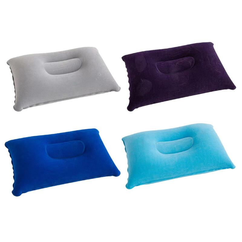 Nadmuchiwana poduszka kempingowa PVC na szyję poduszka podtrzymująca ściśliwa poduszka dla
