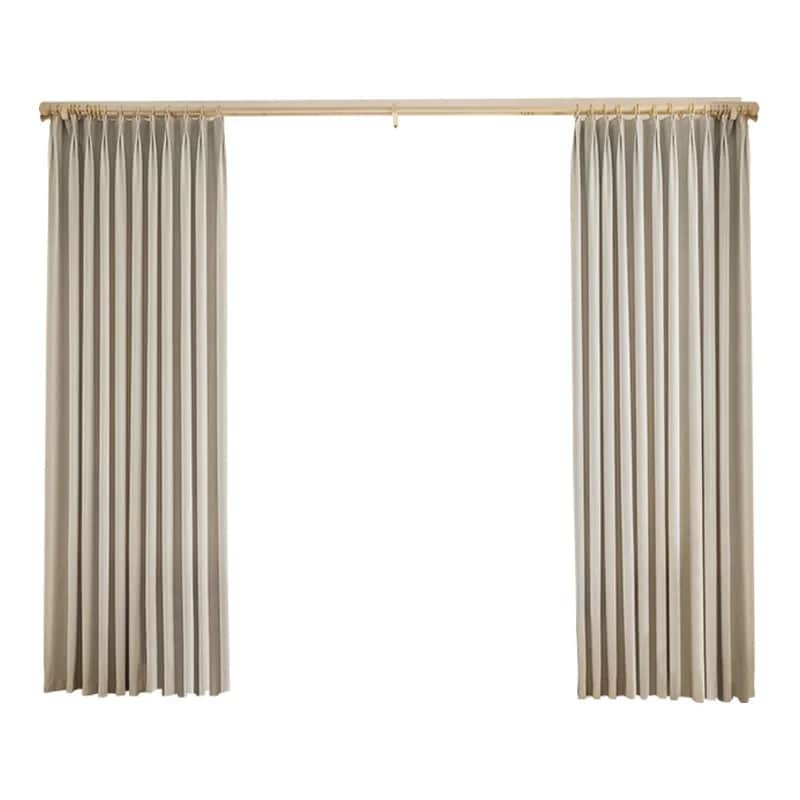 Maßge schneiderte moderne einfache High-End-Blatt linie doppelseitige Chenille Jacquard Vorhänge für Wohnzimmer Esszimmer Schlafzimmer