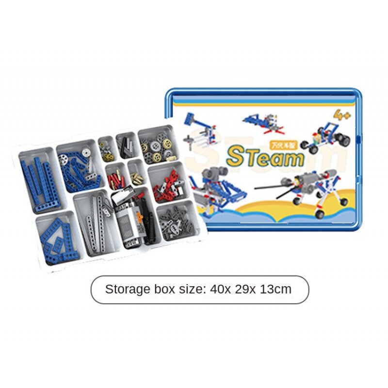 Programming Robot Set Science and Education Building Blocks 9686 Electronic Motor Machine Gear Set Assembled Teaching Materials