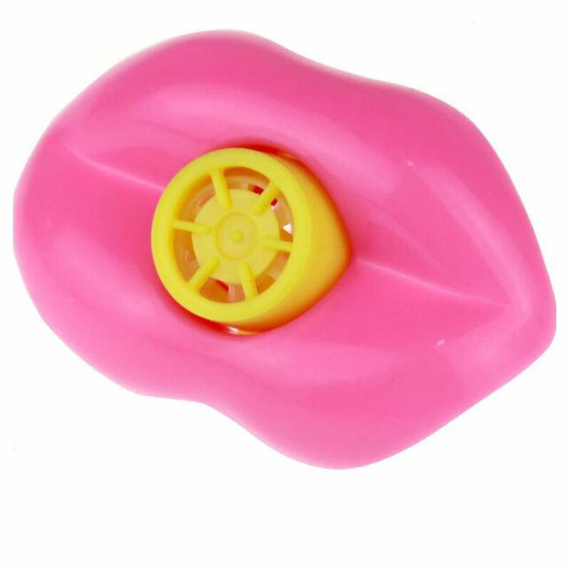 Silbato de plástico con forma de labios para niños, suministros de juguetes para fiestas de cumpleaños