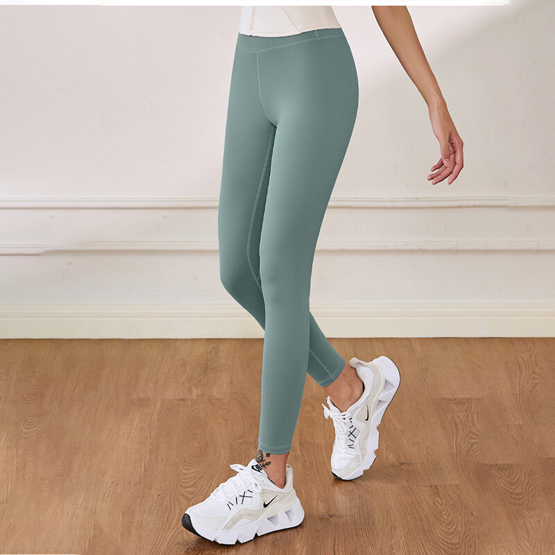 Lulu-Pantalon de yoga serré pour femme, pantalon de fitness sportif, contrôle abdominal, amincissant les jambes et les hanches, vente en gros