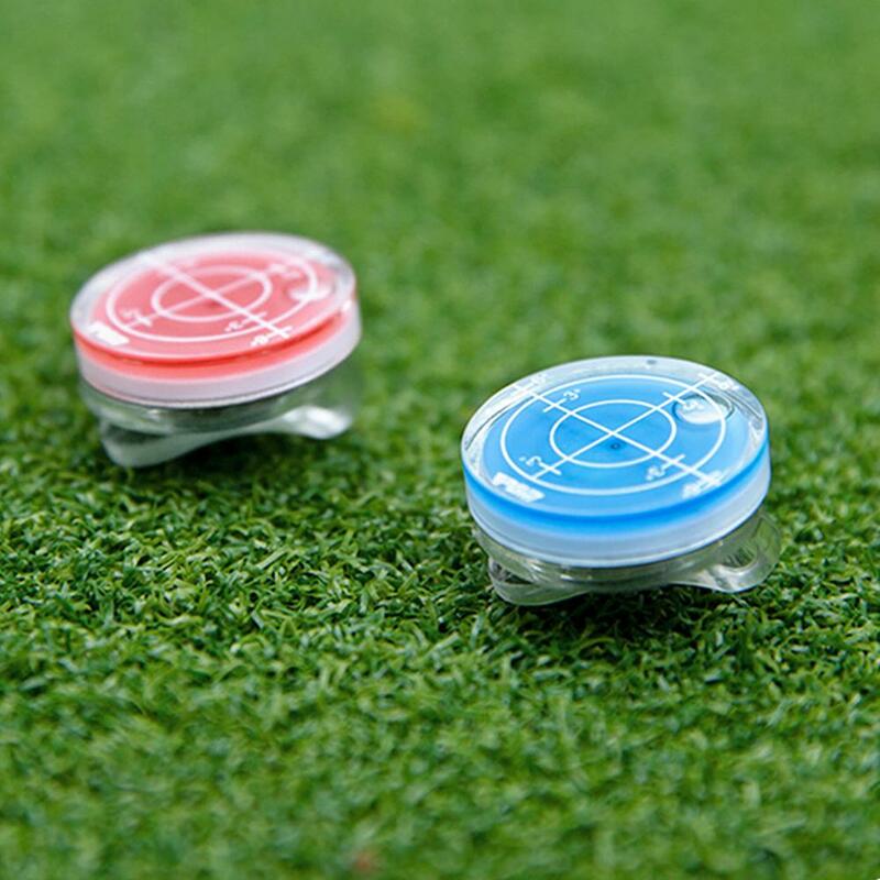 Golf Slnegoing Putting Helper Level Reading Ball Marker, Visor Reader, réinitialisation, Magnetic Round Level, Marker Hat, G5l7