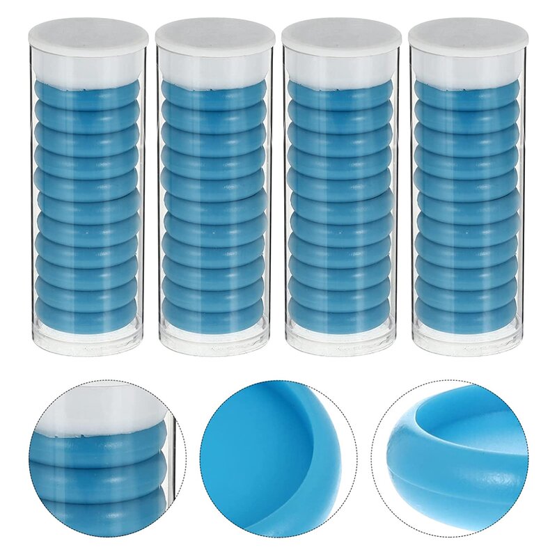44Pcs Binding Discs Discbound Plastic Expansion Discs Arc System Notebooks Planners Book Binder Rings,Blue