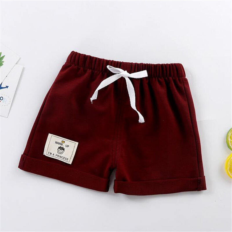 남아용 신생아용 얇은 반바지, 단색 바지, 캐쥬얼 의상, 아동용 반바지, 12M-5T, 여름