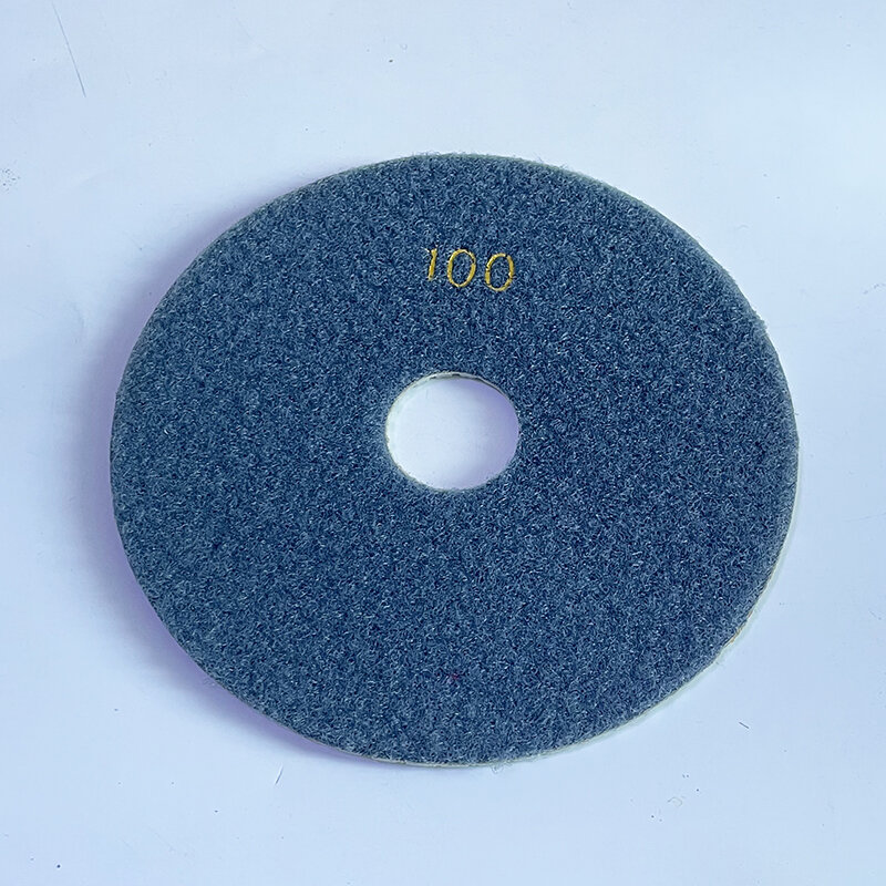 6 Zoll 150mm Diamant Nass polier pad mit Metall zum Schleifen von Granit Stein Beton Marmor Quarz Schleif werkzeug