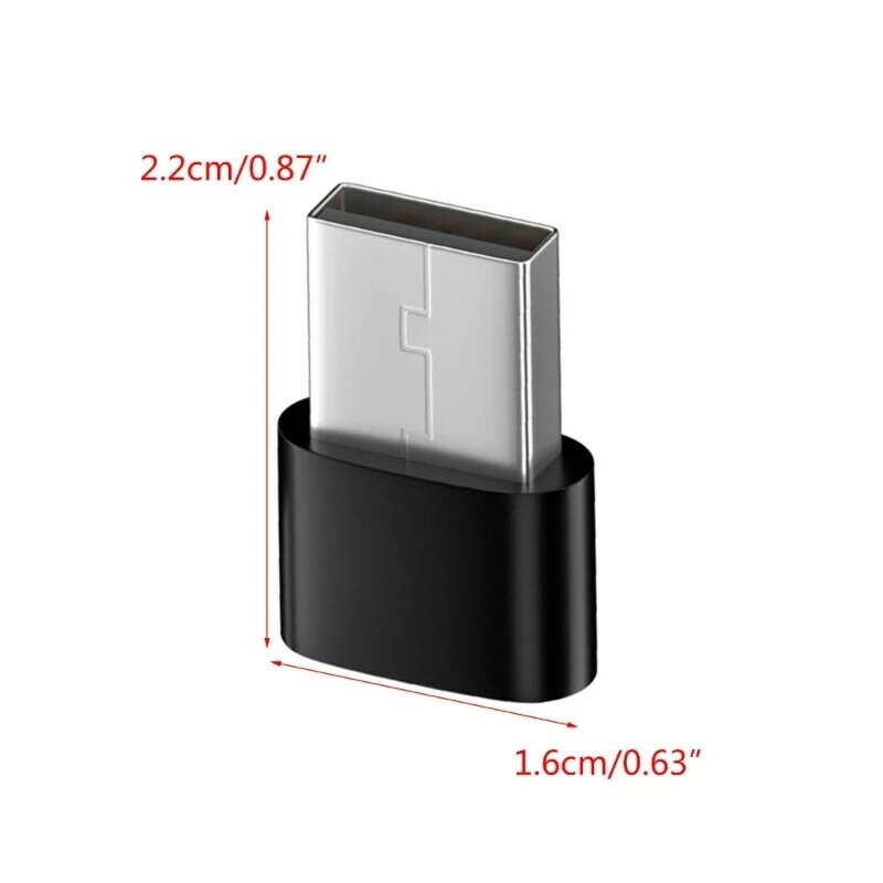 Konverter USB2.0 Tipe C untuk Menghubungkan Perangkat USB Tradisional Perangkat Tipe C Konverter Transmisi Data 480Mbps
