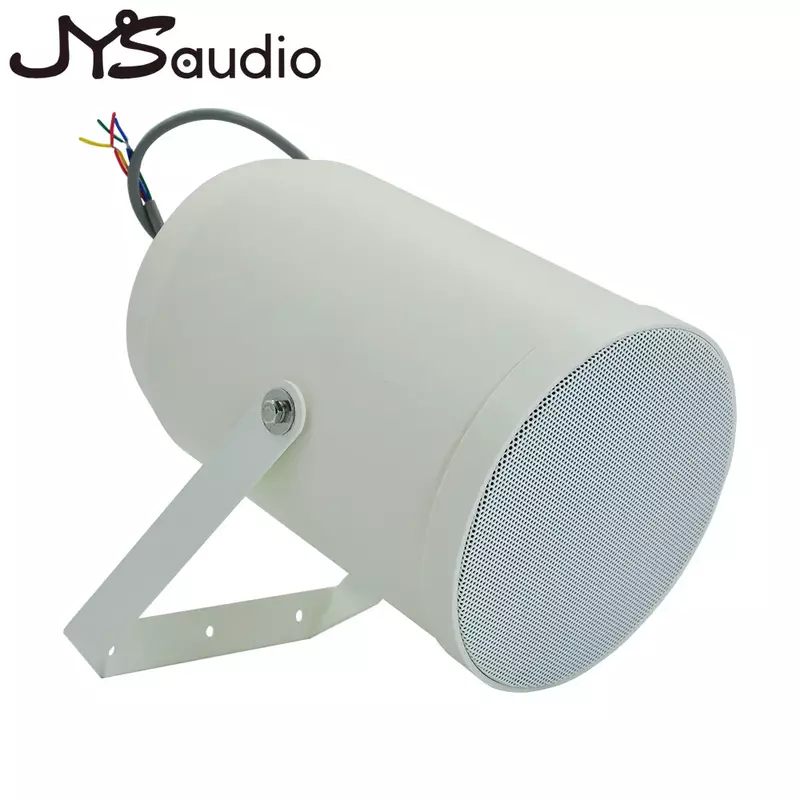 Wand-mount lautsprecher IP55 wasserdichte uni-directional projektion speakeroutdoor audio lautsprecher 24W 100V PA system eingang whit