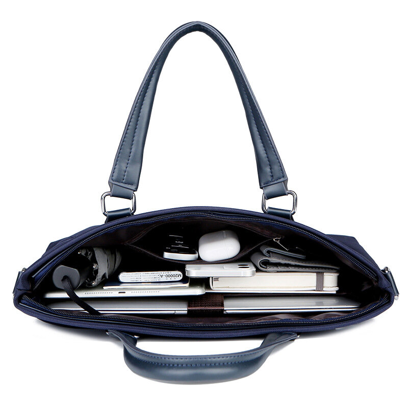 Maletín de moda a prueba de agua Unisex, bolso informal de hombro cruzado para ordenador portátil, bolsa de viaje para mensaje, nuevo F