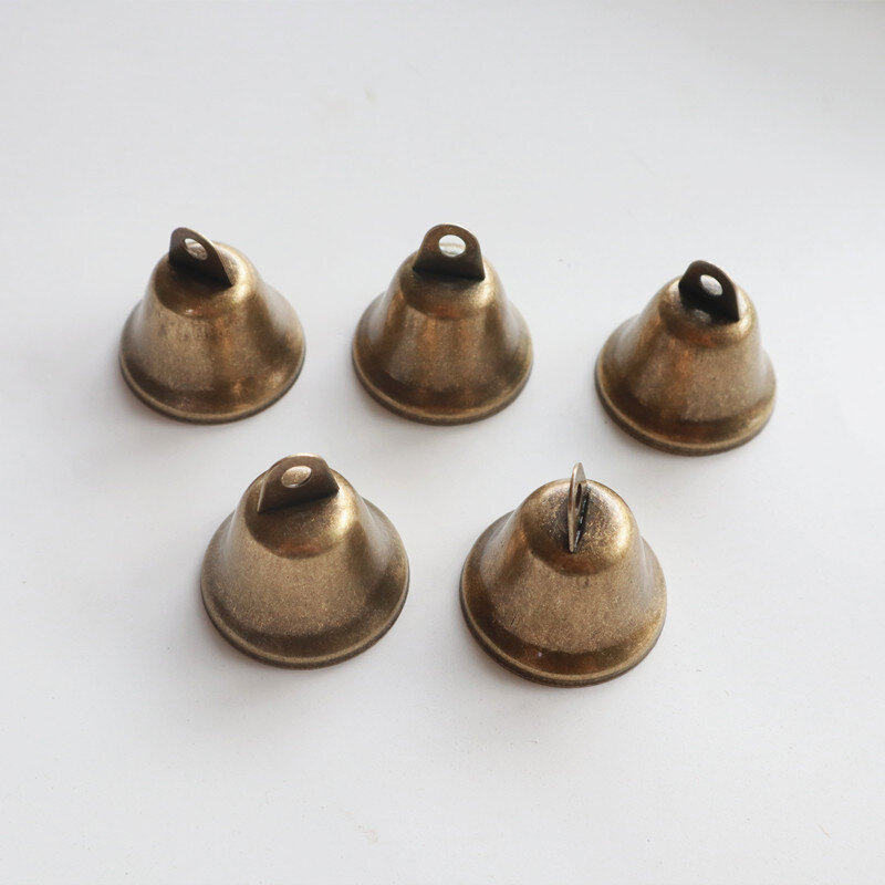 38mm Vintage Bronze Jingle Bells Cattle Sheep Making Wind Chimes Festival Party Window Door Pendant Temple Home Decorations
