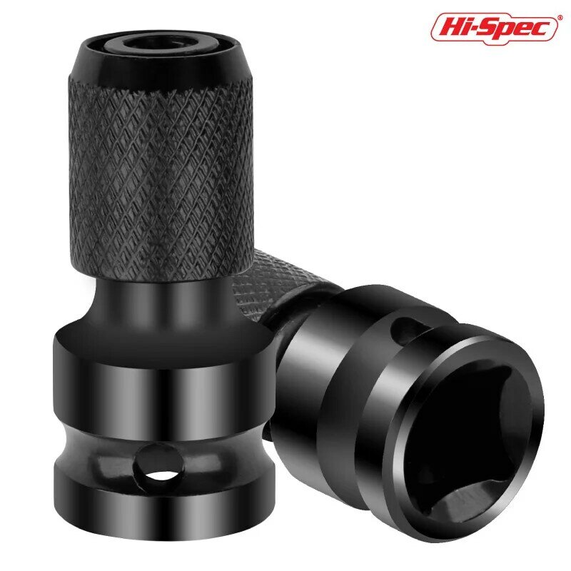Hi-Spec Impact Wrench Socket Adapter, 1/2 Quadrado a 1/4 Catraca Hex, Spanner Set, Drive Converter, Ferramenta de Liberação Rápida, 50mm