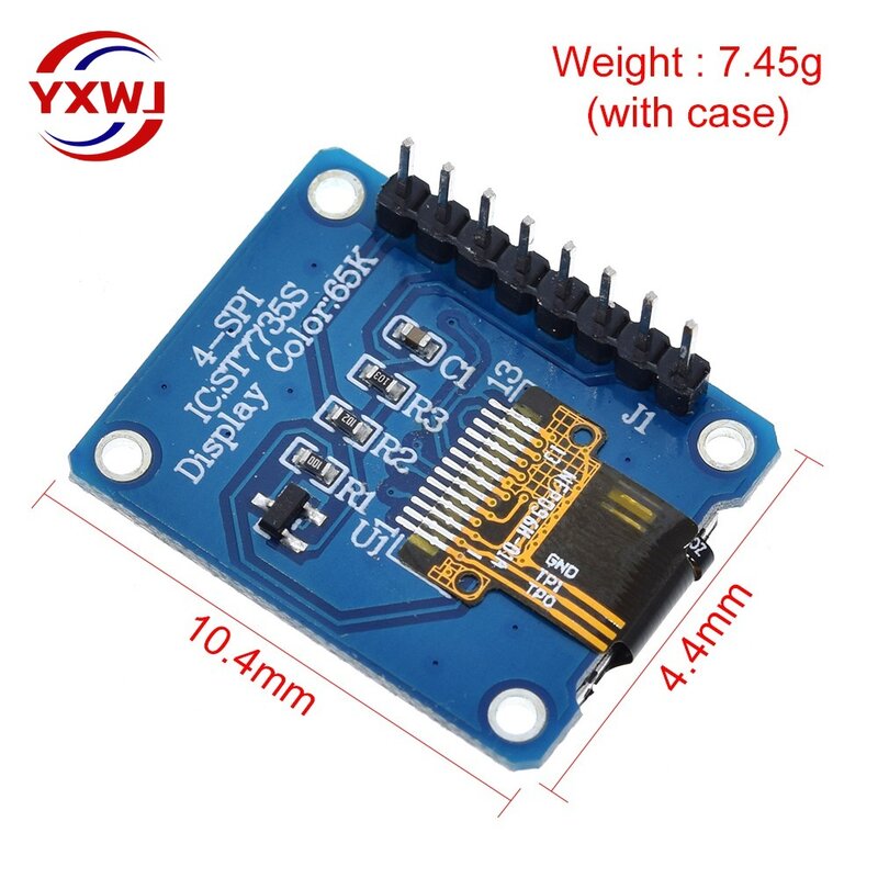 TFT Display 0.96 / 1.3 inch IPS 8P/7P SPI HD 65K Full Color LCD Module ST7735 Drive IC 80*160 (Not OLED) For Arduino