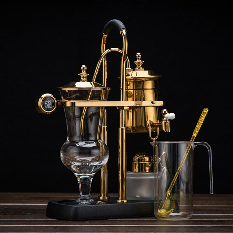 Syphon Coffee Brewer Stainless Steel Siphon Coffee Maker Filter Pot Coffee Pot Set Household Coffeeware