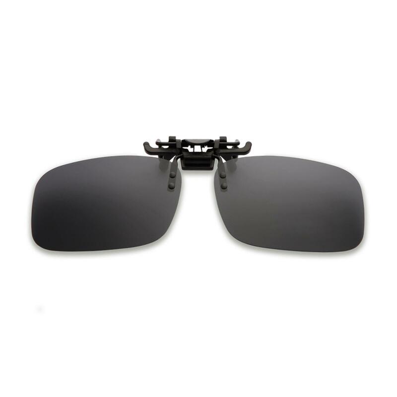 Поляризованные солнцезащитные очки с серыми линзами, солнцезащитные очки с клипсой и откидной крышкой, очки для вождения 400, рыбалки, ночного затенения, очки Vision Y5X7