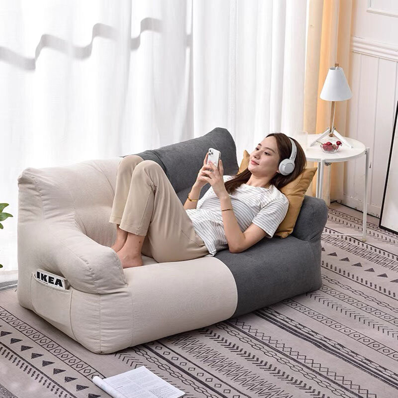 Pigro divano Lazy Bean Bag divano Tatami balcone camera da letto soggiorno moderno divani Comfort Soft Ins Girly Style camera da letto mobili sedile